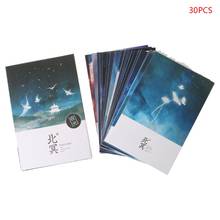 30pcs Vintage Luminous Postcard Glow In The Dark Looking At The Light Greeting Post Card Novelty Xmas Greeting Cards Gift  2024 - buy cheap