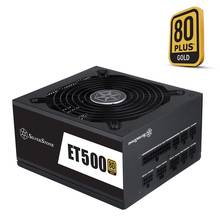 Fuente de alimentación PSU Original para SILVERSTONE ET500, ventilador silencioso de oro, 80plus, 500W, ET500-MG 2024 - compra barato