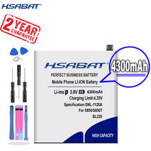 New Arrival [ HSABAT ] 4300mAh BL220 Replacement Battery for lenovo S850 S850T 2024 - buy cheap