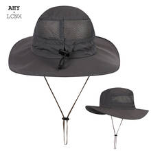 Buy VOBOOM Summer Beige Bucket Hat Men Plain Solid Wide Brim Twill Cotton  Boonie Giggle Hats Eyelets Sun Cap Panama Fishing Caps 102 in the online  store VOBOOM Official Store at a