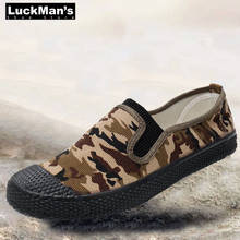 Luckman-sapatos casuais masculinos, clássicos, camuflados, para trabalho, slip-on, masculinos, confortável, leve, moda para trabalho, para homens 2024 - compre barato