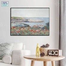 Pintura abstrata estilo retrô em tela, decoração para casa, pôsteres de flores, decoração de parede, pintura de flores, decoração de parede para sala de estar 2024 - compre barato