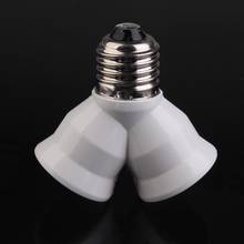 2 in 1 E27 Y Shape Lamp Base  Fireproof Material Holder Converter Socket Light Bulb Splitter Adapter Light Bulb Base Holder 2024 - buy cheap
