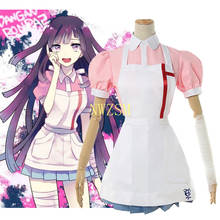 Anime Super Danganronpa 2 Cosplay Mikan Tsumiki Uniforms Costume for women shirt + apron + skirt + bandage Halloween carnival 2024 - buy cheap