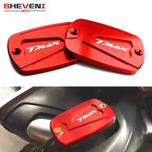 NEW CNC Aluminum Red Motorcycle Brake Fluid Fuel Reservoir Tank Cap Cover For YAMAHA T-Max 500 TMAX 500 TMax sx/dx 530 2012-2020 2024 - buy cheap