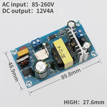 AC 12V DC 4A power supply module board  switching power supply board 2024 - buy cheap