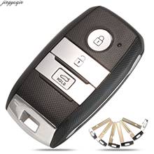Jingyuqin Remote Car Key Case Shell For KIA K3 K3S KX3 K4 KX5 K5 Soul RIO Ceed Sportage Sorento TOY40 VA2 HYN10 HY20 Smart Fob 2024 - buy cheap