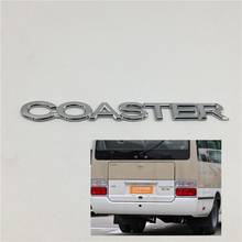 Para Toyota Coaster emblema maletero trasero Logo placa con nombre insignia pegatinas 2024 - compra barato
