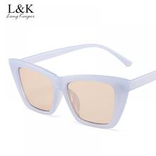 LongKeeper Retro Square Sunglasses Women Brand Desinger Fashion Cat Eye Sun Glasses Ladies Sexy Eyewear UV400 Oculos De Sol 2024 - buy cheap