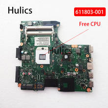 Оригинальная материнская плата Hulics 611803 для ноутбука HP Compaq 625, 325, 326, 425, 611803-001, CQ325, CQ425, CQ625, бесплатный процессор 2024 - купить недорого