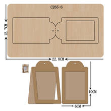 New Cards, tags Wooden die Scrapbooking C-265-6 Cutting Dies 2024 - buy cheap