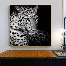 Pintura en lienzo de leopardo para pared, impresiones artísticas de animales modernos, carteles, Cuadros, imágenes de pared para sala de estar, decoración moderna del hogar 2024 - compra barato