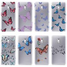 For Nokia 8 6 5 3 2 1 Plus Phone Case Silicone Butterfly Pretty Back Cover For Nokia X71 X6 7 Plus Nokia2 Nokia3 Nokia5 Nokia6 2024 - buy cheap