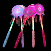 LED Lollipop Fairy Princess Wand Flash Light Glow Stick Party Supplies Lamp Toys N0HD 2024 - buy cheap