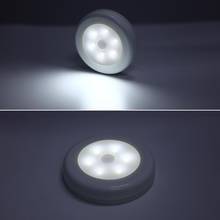 Wall Motion Sensor Led Night Light Emergency Detector Battery Closet cabinet stairs mini Lamp Home Light 2024 - buy cheap