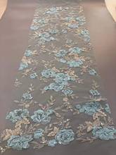 Французская кружевная ткань J-188685 Высококачественная африканская Тюль кружевная ткань с вышивкой нигерийское вечернее платье 2024 - купить недорого