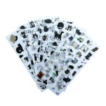 30packs per lot  Decorative Stationery Stickers Black Cat theme Scrapbooking Diy Diary Album Stick Lable 2024 - buy cheap