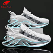 Sailadi Running Shoes Men Breathable Comfortable Trendy Fashion Sports Shoes Outdoor Fitness Training Walking Sneakers S2101 2024 - buy cheap