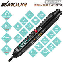 KKMOON100 Digital Multimeter Auto Intelligent Sensor Pen Tester 6000 Counts NonContact Voltage Meter Multimetre Polimetro Tool 2024 - buy cheap