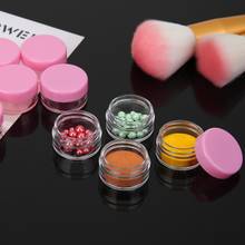 10pcs 5g/ml Cosmetics Jar Box Makeup Cream Nail Art Cosmetic Bead Storage Pot Container Round Bottle Plastic Transparent Case 2024 - buy cheap