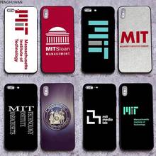 PENGHUWAN World famous university MIT Soft Phone Cover for iphone 12 pro max 11 pro XS MAX 8 7 6 6S Plus X 5S SE 2020 XR case 2024 - buy cheap