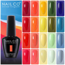 NAILCO 15ml Colorful Bright Summer Color Gel Varnish Hybrid Nail Gel Polish Manicure UV Primer Top Coat Nail Art Gel Nail Polish 2024 - buy cheap