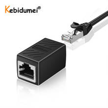 New RJ45 Network Ethernet Connector Dual Straight Head Lan Cable Joiner Coupler RJ45 CAT 5 5E 6 6a Extender Network Adapter 2024 - buy cheap