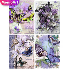 MomoArt Diamond Painting Animal Full Square Drill Diamond Mosaic Butterfly Rhinestones Embroidery Cross Stitch Set Handmade Gift 2024 - buy cheap