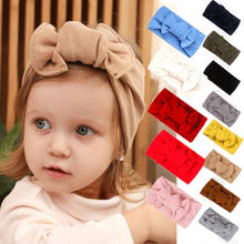 Newborn Baby Girls Headband Hairband Soft Elastic Toddler Infant Girl Big Bow Hair Band Cute Lovely Headwear Accessory New Gifts 2024 - buy cheap