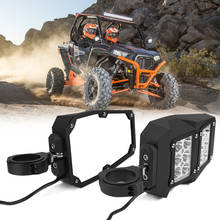 Espelho retrovisor utv 1.5 "-2", luz led, polaris rzr 1000 800 900 xp, can am, yamaha, honda 2024 - compre barato