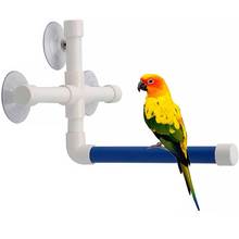Игрушка-попугай, игрушка для душа, окуня, птица, стоячая платформа для ванны, стойка для игрушек, шлифовальные палочки для когтей, стойка-стойка для попугаев 2024 - купить недорого