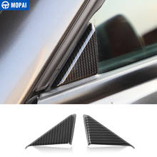MOPAI Carbon Fiber Grain Stickers for Car Front Window Triangle Decoration Cover Accessories for Dodge Challenger 2009+ 2024 - buy cheap