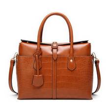 Luxury Designer Women Shoulder Bag Large Tote Bag Women's PU Leather Handbags Female Crocodile Messenger Bag Top Handle Satchel 2024 - buy cheap