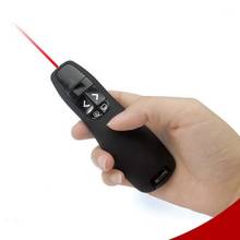 Laser Pointer Pen Laser Teaching PPT Presenter Black 2.4Ghz for Logitech Wireless Presenter R400 with Red Laser Pointer Pen WA 2024 - buy cheap