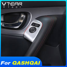 Vtear For Nissan Qashqai J11 Dualis 2 Interior Accessories Rearview Mirror Adjustment Button Cover Car-styling Decoration 2019 2024 - buy cheap