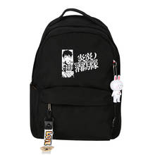 Fire Force Hot Anime School Backpack Girls Pink Bookbag Small Travel Backpack Shinra Kusakabe Cos Waterproof Laptop Bagpack 2024 - buy cheap