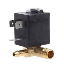 Cannula N/C AC 230V G1/8\" Brass Steam Air Generator Water Solenoid Valve Coffee 2024 - buy cheap