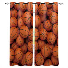 Sports Basketball Window Curtains Home Decor Bedroom Curtains Kitchen Drapes Panel Curtains for Living Room 2024 - buy cheap
