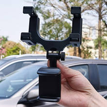 Suporte universal para celular no carro, espelho retrovisor flexível giratório de 360 graus 2024 - compre barato