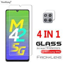 Protetor de tela de vidro temperado para celulares samsung, galaxy m42, 5g, m42, m12, a42 2024 - compre barato