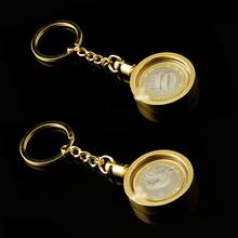 27mm/1.06" Commemorative Coin Holder Keyring Medallion or Chip Collection Souvenir Coin Pendant Keychain Fashion Jewelry 2024 - buy cheap