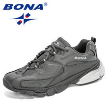 BONA-zapatillas de correr para hombre, Calzado cómodo de malla transpirable, antideslizante, para caminar al aire libre, novedad de 2020 2024 - compra barato