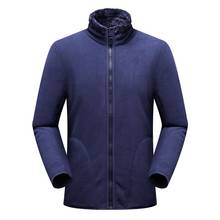 Men's Polar Fleece Warm Jacket Male Top Outdoor Jacket Liner Plus Fleece Autumn Winter Cardigan Double-sided Fleece Sweater 5XL 2024 - buy cheap