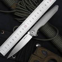 EDC Titanium Alloy Handle Folding Knife Paper Cutting Art Blade Cutting Knife Outdoor Camping Pocket Hunt Knife Tools 2024 - buy cheap