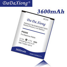 DaDaXiong 3600mAh For / Elephone P6000 Pro Phone Battery 2024 - buy cheap