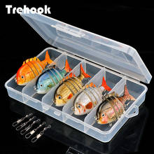 TREHOOK 5pcs Sinking Wobblers Sets Crankbaits Fishing Lures Kit Artificial Bait Hard Lure 8cm 14g Swimbait Wobblers For Pike 2024 - buy cheap