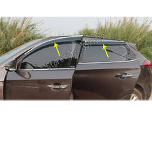 Car Body Styling Stick Lamp Plastic Window Glass Wind Visor Rain/Sun Guard Vent 4pcs For Hyundai Tucson 2019 2020 2024 - buy cheap