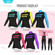 Cycling Jersey Set Women Long Sleeve Clothes Winter Cycling Clothing Female MTB Thermal Fleece UNinform Kit Ropa Ciclismo 2024 - buy cheap