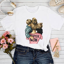 T-shirts Women Cartoon Mom Mother Mama Love Clothing 90s Spring Summer Tshirt Top Lady Stylish Sexy Print Clothes Tee T-Shirt 2024 - buy cheap
