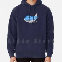 747 hoodie long sleeve Boeing Jet Plane 747 Jumbo Wide Klm 2024 - buy cheap